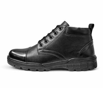 TSF Premium Black Leather Safety Boots